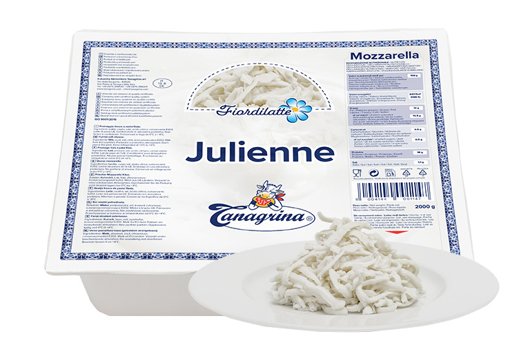 Fiordilatte mozzarella Julienne